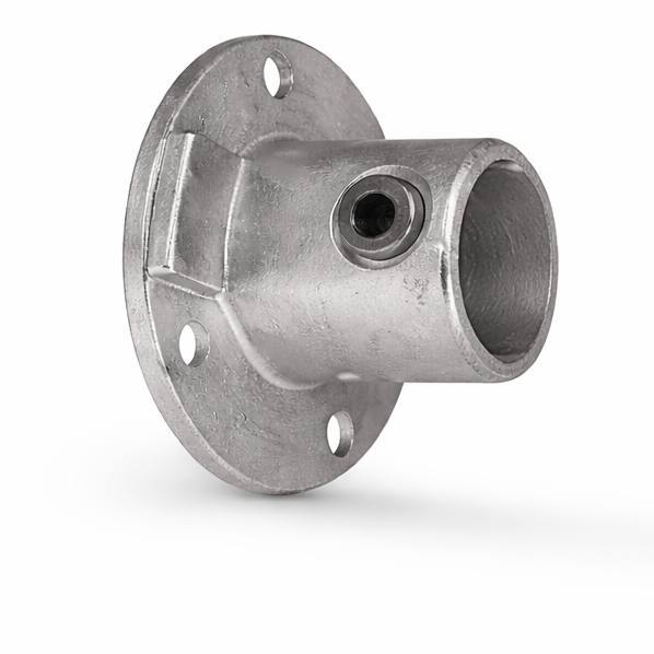 Support Vandgard galvanisé pour axe entre deux murs – support acier diamètre 15/25 mm