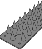 Bordure défensive Prikka grise Vandgard® - 50 centimètres